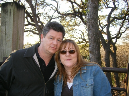 The wife and I in Gruen Tx