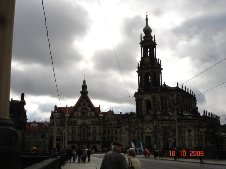 Dresden Schlossplatz and the Hofkirche