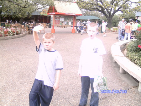 My boys at the zoo