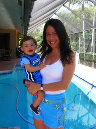 My Wife Rina and Our Son