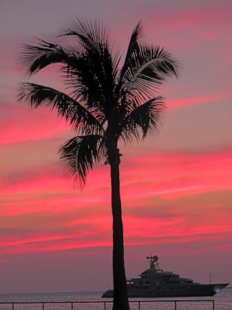 sunset from hotel