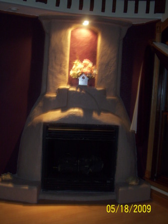 Done with  fireplace.  It took me awhile