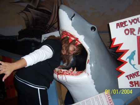 Jaws wants a super large happy meal!LOL