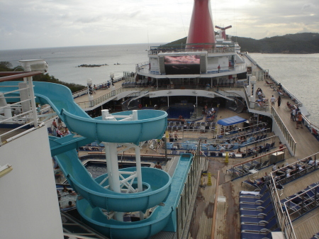 The Lido Deck on ship