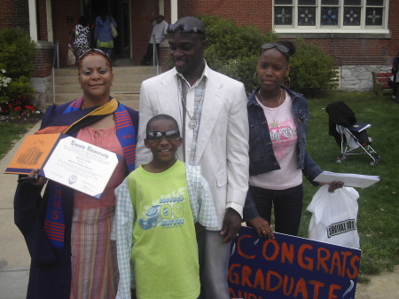 My graduation from Lincoln University