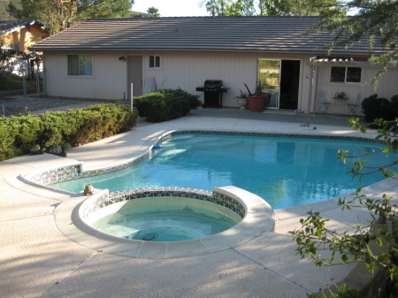 Backyard of our home in Ramona, CA