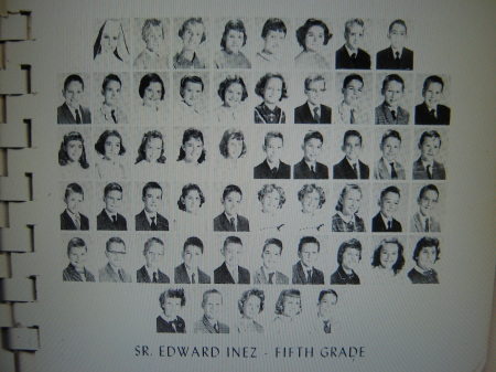 Sr. Edward Inez-5th grade, taken 1961