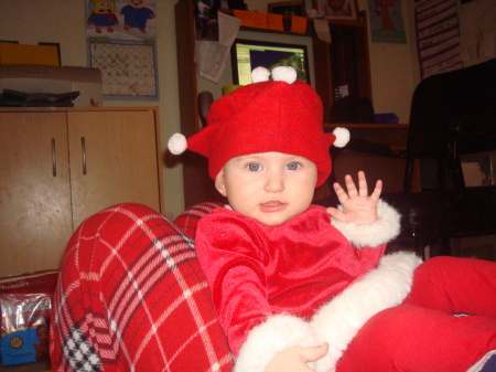 My Granddaughter, Christmas, 2008
