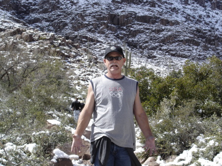 Snow in the desert, Superstition Mountains