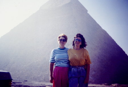 Mom & E in Egypt