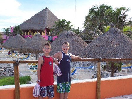 My boys in mexico