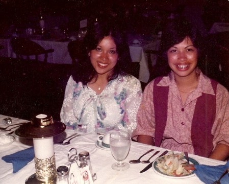 Nora (left) - Elizabethtown College - 1981