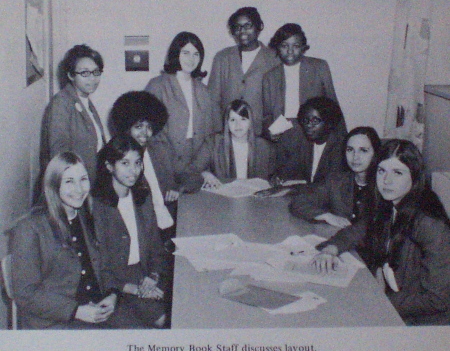 Memory Book staff meeting 1969