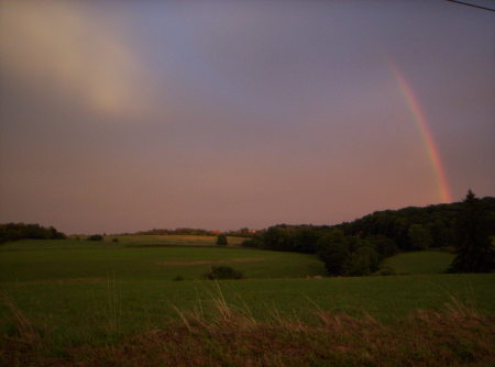 Rainbow on my road