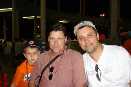 Grandson Carson, me and son Spencer