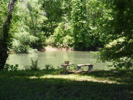 Relaxing on the Ocoee RIver