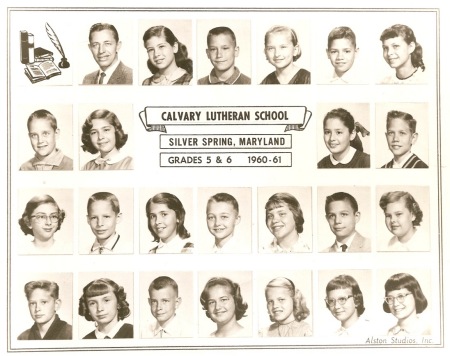 Calvary Lutheran School, Silver Spring, MD 1960