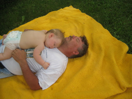 Papa and Jordan napping!!