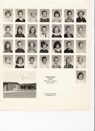 Kindergarten P.M. April, 1962