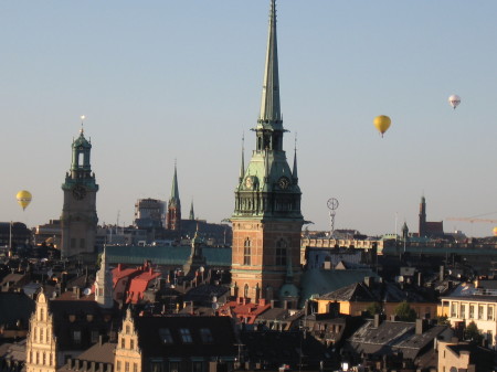 ballons over Stockholm
