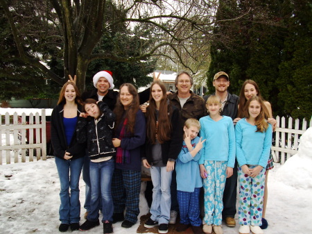 my family including nephew & niece - Xmas 2008
