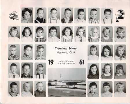 1961 Kindergarten class