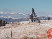 Butte, Montana in the Snow -- Mary Creech