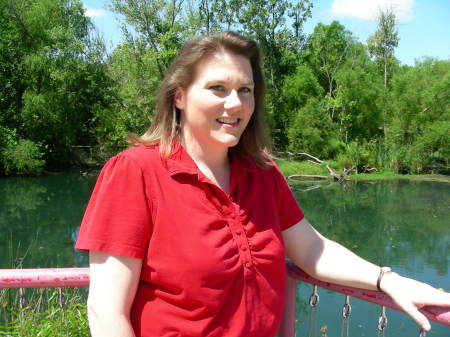 My wife Tracy at the Nashville Zoo.