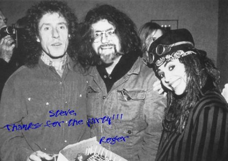 Roger Daltry's B'Day party. I had more hair.
