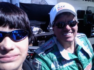 Justin Kitchens with John Force