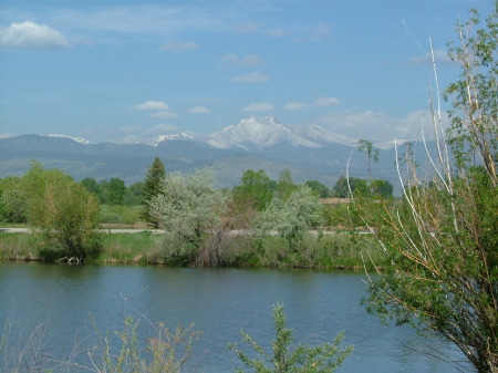 Mountain view from Longmont