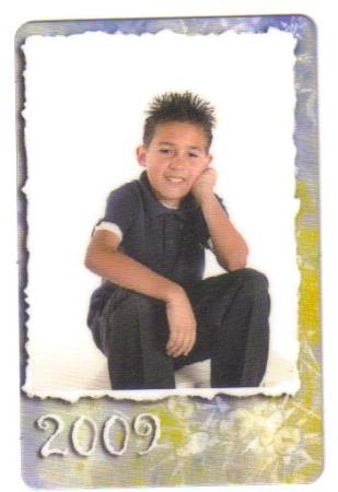 Tony's school pic 2009