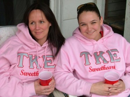 Kylie and me at TKE alumni weekend April '09