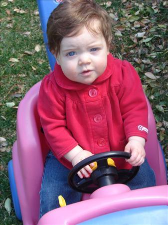 My granddaughter Elizabeth - April 2009