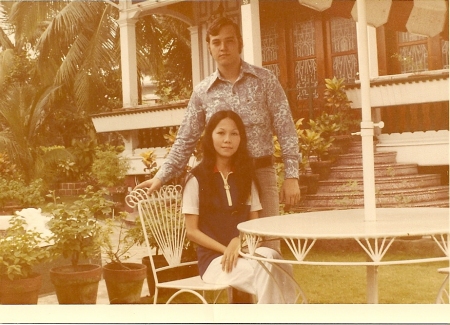 Agnes & I in the Philippines 1972