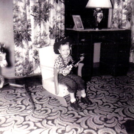 Bobby Burkett at age 3