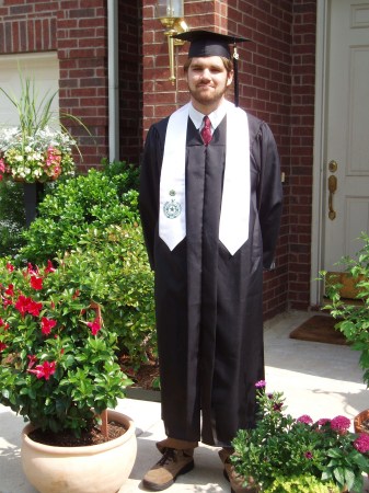 My son Joshua on Graduation Day - 2008