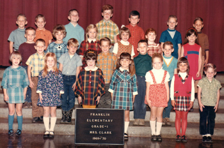 Mrs. Clark's Class 1969-1970 Grade 1