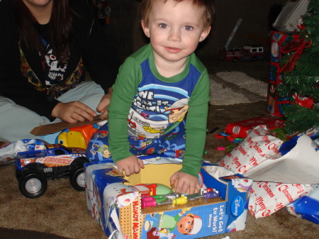 BLAZE MY GRANDSON.S 3RD XMAS...