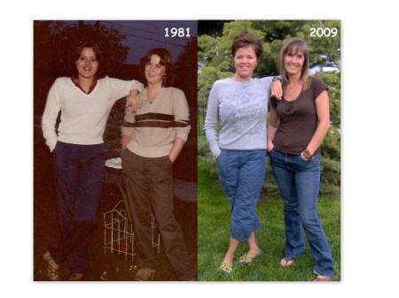 Carol Smith & Kim Jewell, Then & Now