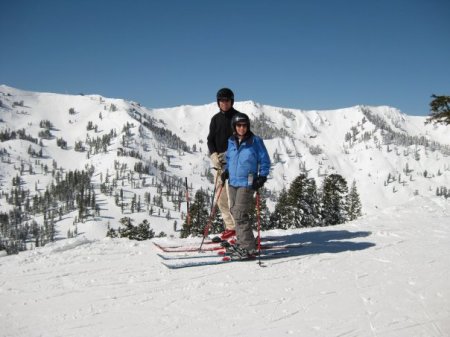 Cherie & Laird at Alpine Meadows (Tahoe)