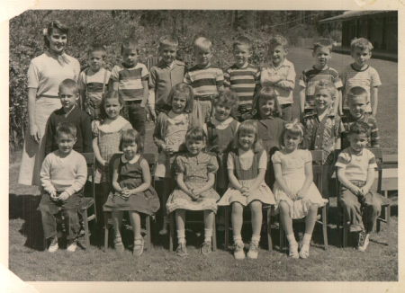 Kindergarten 1951-52 Woods School, Carmel, CA