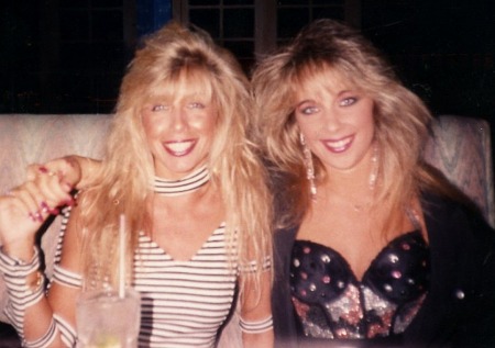 Linda Barchichat & I at Le Hot Club - 1990's