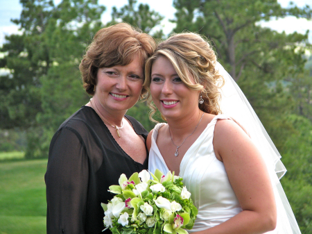 Mom & Daughter at the Wedding