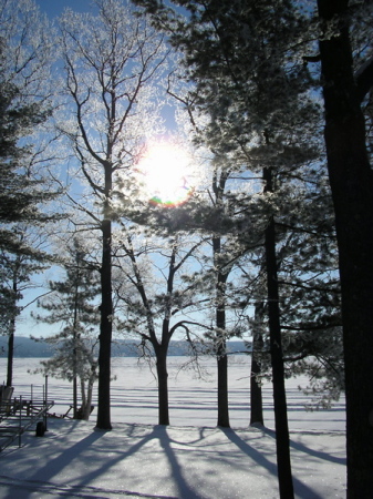 Hubbard Lake winter view :)