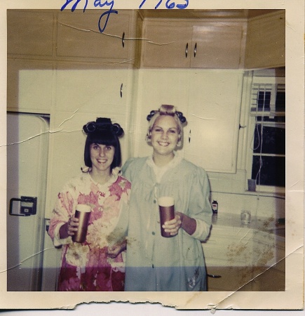 JoAnne and me at my grandmother's house-1965