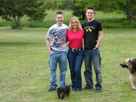 My boys & me.  Mothers Day 2009