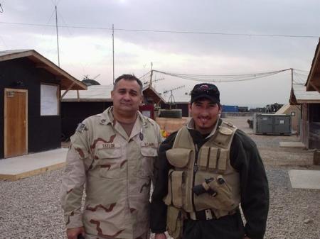 Son in law and Me in Iraq