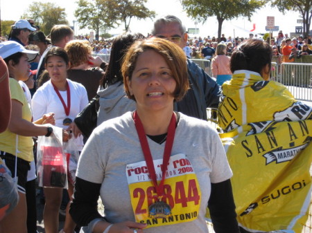 Bernice finishes her 2nd 1/2 Marathon