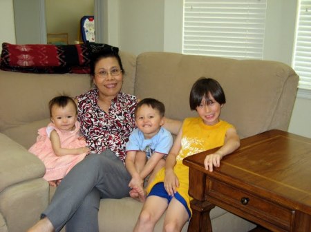 Mia, Grandma, Hayden, George